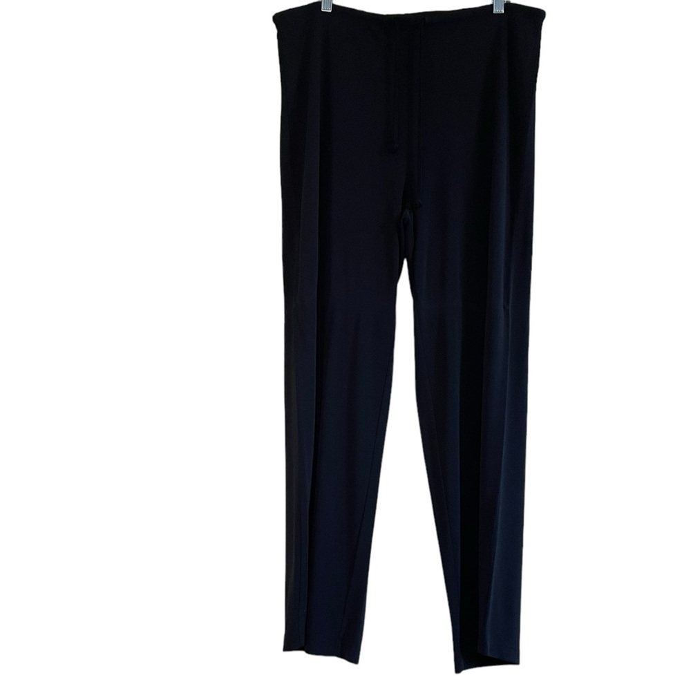 VINTAGE LIZ CLAIBORNE 2 PIECE PANT SET Size L Black White - Picture 4 of 12